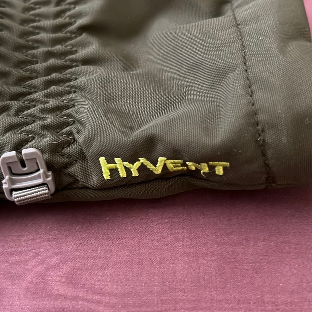 The North Face Hyvent olive green winter season